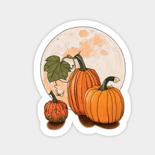 Pumpkin Moon Sticker